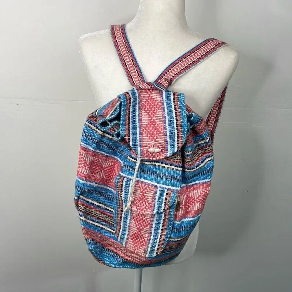 Pinzon Canvas Boho Aztec Backpack